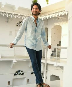 Gulaal Blue Tie- Dye Shirt