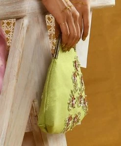 Gulaal Purse & Potli Bundi Tissue Chanderi Sling Bag