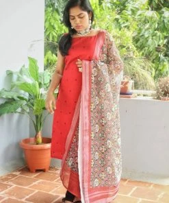 KUNDAVAI Revy - Patola Dupatta & Kurta Set Margazhi Moments