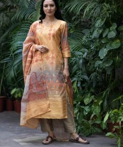 PRINTS VALLEY Nidhi-Mustard Jaipur Tales