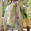 PRINTS VALLEY Jaipur Tales Yellow Blue Floral Kurta Set