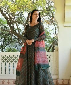 PRINTS VALLEY Jaipur Tales Jiya-Green