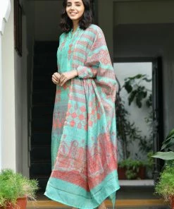 PRINTS VALLEY Jaipur Tales Nidhi-Turquoise 9 PRINTS VALLEY Jaipur Tales Nidhi-Turquoise