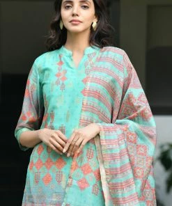 PRINTS VALLEY Jaipur Tales Nidhi-Turquoise 8 PRINTS VALLEY Jaipur Tales Nidhi-Turquoise