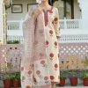 PRINTS VALLEY Jaipur Tales Beige Red Mughal Buta Kurta Set