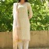 PRINTS VALLEY Mustard Grey Buti Kurta Set Jaipur Tales