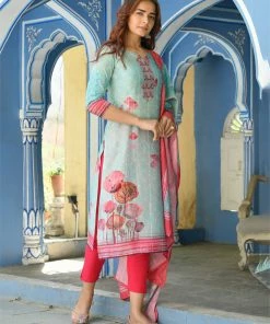 PRINTS VALLEY Blue Sequence Kurta Set Jaipur Tales