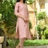 PRINTS VALLEY Pink Buti Checks Print Set Jaipur Tales