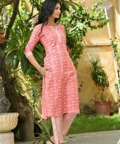 PRINTS VALLEY Pink Muslin Shibori Set Jaipur Tales 7 PRINTS VALLEY Pink Muslin Shibori Set Jaipur Tales