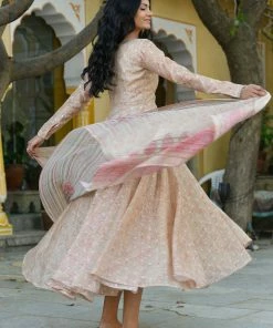 PRINTS VALLEY Lily-Pista Green Dress With Dupatta Jaipur Tales 11 PRINTS VALLEY Lily-Pista Green Dress With Dupatta Jaipur Tales