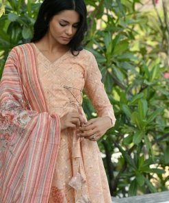 PRINTS VALLEY Jaipur Tales Lily-Pastel Yellow Dress With Dupatta