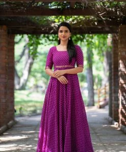 The Stitches Margazhi Moments Maurya - Purple