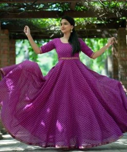The Stitches Margazhi Moments Maurya - Purple