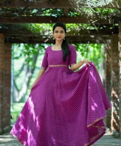 The Stitches Margazhi Moments Maurya - Purple