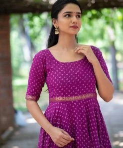 The Stitches Margazhi Moments Maurya - Purple