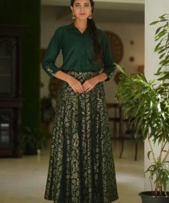 The Stitches Ziva - Green Margazhi Moments