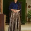 The Stitches Ziva - Navy Blue Margazhi Moments