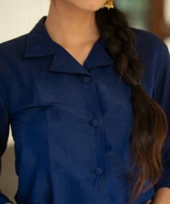 The Stitches Ziva - Navy Blue Margazhi Moments