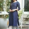 The Stitches Margazhi Moments Ragini - Navy Blue