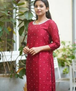The Stitches Margazhi Moments Ragini - Barn Red