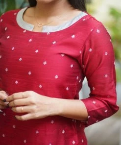 The Stitches Margazhi Moments Ragini - Barn Red