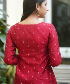 The Stitches Margazhi Moments Ragini - Barn Red