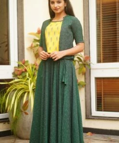 The Stitches Margazhi Moments Vahini - Green