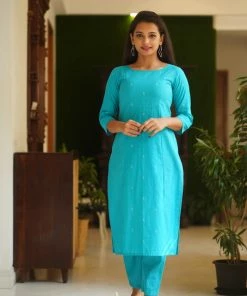 The Stitches Handloom Blue