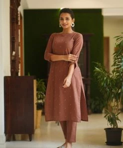 The Stitches Jillmil - Chocolate Brown Margazhi Moments