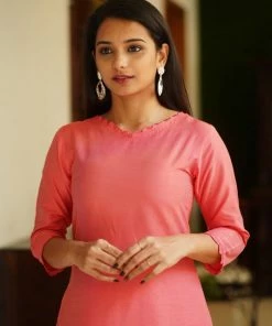 The Stitches Aadrika- Peach Pink