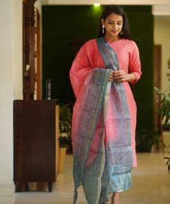 The Stitches Aadrika- Peach Pink