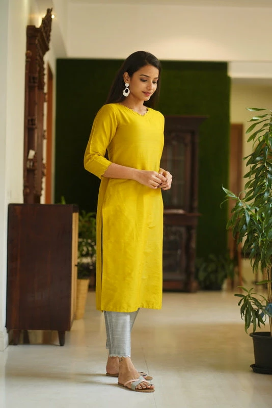 The Stitches Aadrika- Honey Mustard Margazhi Moments 5 The Stitches Aadrika- Honey Mustard Margazhi Moments