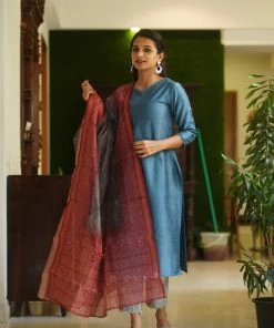 The Stitches Aadrika- Prussian Blue