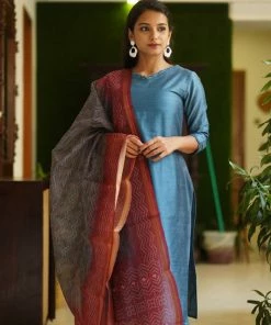 The Stitches Aadrika- Prussian Blue