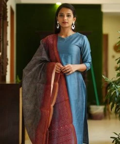 The Stitches Aadrika- Prussian Blue