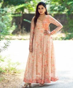 Ekanta Margazhi Moments Aadirika - Peach Chanderi Pastel Dress