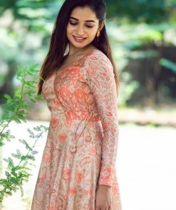 Ekanta Margazhi Moments Aadirika - Peach Chanderi Pastel Dress