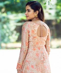 Ekanta Margazhi Moments Aadirika - Peach Chanderi Pastel Dress