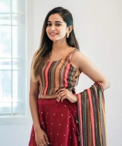 Ekanta Margazhi Moments Aadhini -Maroon