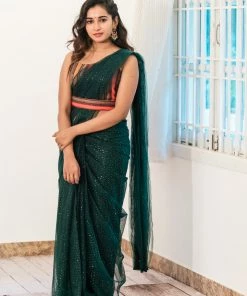 Ekanta Ivy Green Saree Sarees 9 Ekanta Ivy Green Saree Sarees