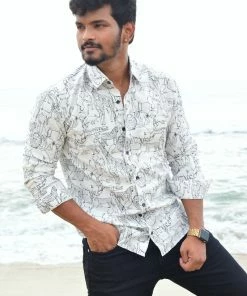 Aara Men's Shirt Jungle Shirt