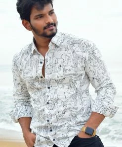 Aara Men's Shirt Jungle Shirt