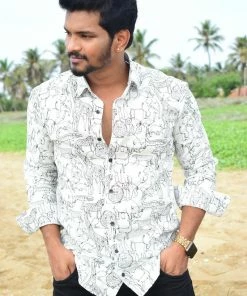 Aara Men's Shirt Jungle Shirt
