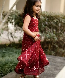 Ekanta Mini Corner Avantika Maroon Mini