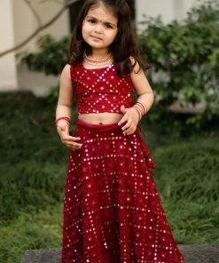 Ekanta Mini Corner Avantika Maroon Mini