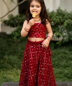 Ekanta Mini Corner Avantika Maroon Mini