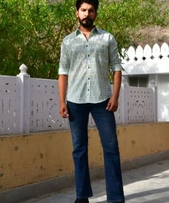 PRINTS VALLEY Men's Shirt Uber Lime Pineapple Shirt