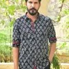 PRINTS VALLEY Black Tree Buti Shirt