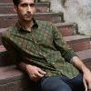 PRINTS VALLEY Ajrakh Madder Green Ogee Arch Shirt