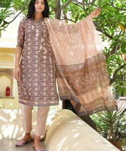 PRINTS VALLEY Floral Bagru Print Kurta Set